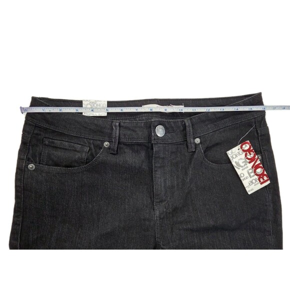 Bongo Y2K Skinny Jeans Mid Rise Black Wash HT01 Sears Juniors Size 11 NWT - Picture 14 of 16